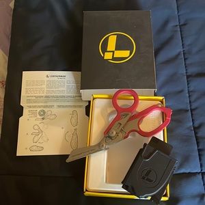 Leather man raptor rescue scissors for EMT Nurse Ect.